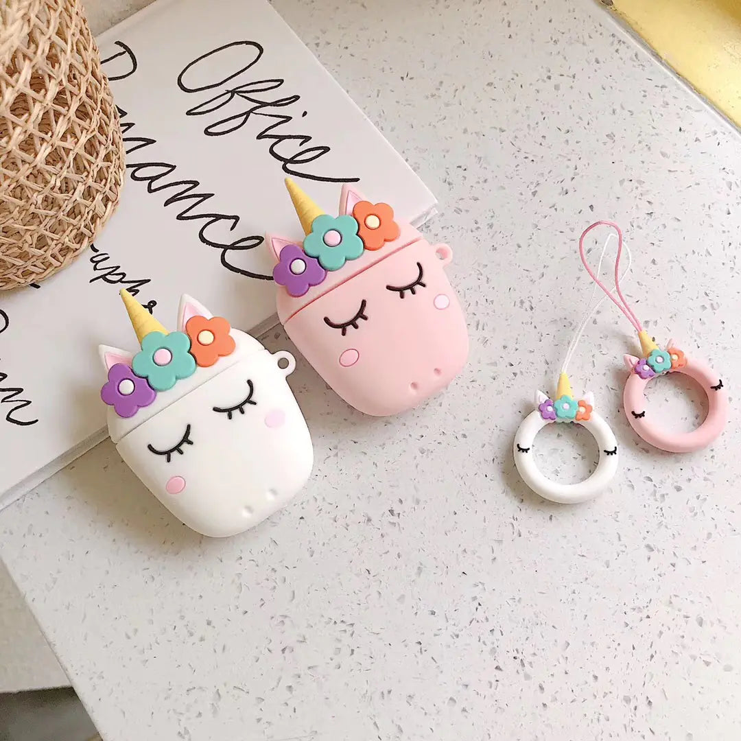 Unicorn AirPods Silicone Case for Apple Wireless Earbuds
