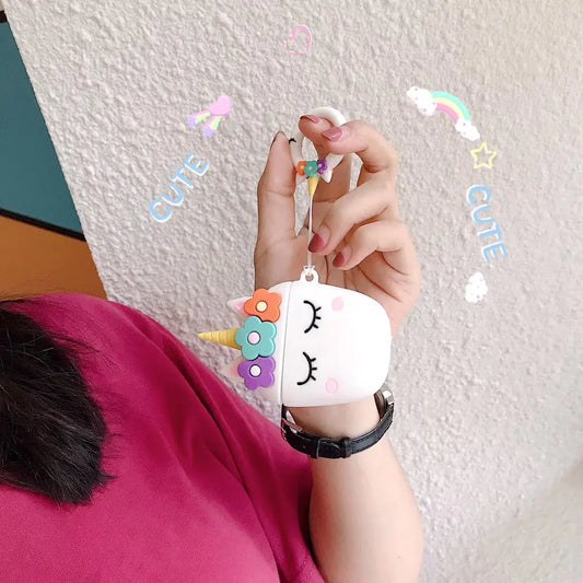 Unicorn AirPods Silicone Case for Apple Wireless Earbuds